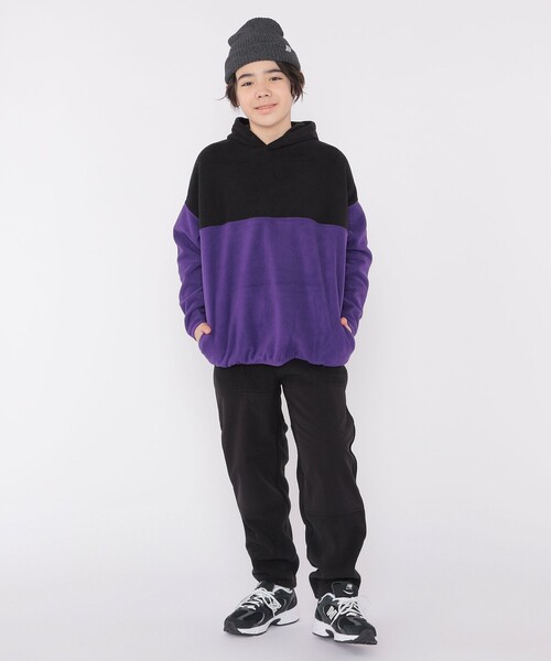 SHIPS（シップス）の「SHIPS KIDS:140～160cm / フリース ゲーミング パーカー（パーカー・キッズ・ブラック/チャコールグレー・140/150/160）」の15枚目の写真