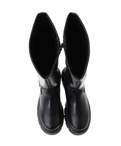 Green　Parks（グリーンパークス）の「・minia ストレッチロングブーツ（ブーツ・レディース・ブラック・L/M/S/LL）」の16枚目の写真