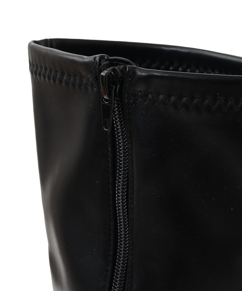 Green　Parks（グリーンパークス）の「・minia ストレッチロングブーツ（ブーツ・レディース・ブラック・L/M/S/LL）」の7枚目の写真