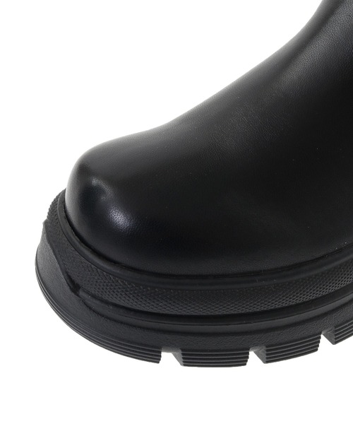 Green　Parks（グリーンパークス）の「・minia ストレッチロングブーツ（ブーツ・レディース・ブラック・L/M/S/LL）」の9枚目の写真