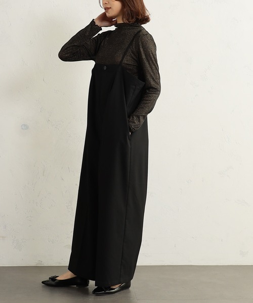 FOUND GOOD（ファウンドグッド）の「TRウラキモウキャミサロペ（サロペット/オーバーオール・レディース・グレー系/ブラック/グレー系5・M/S/L）」の5枚目の写真