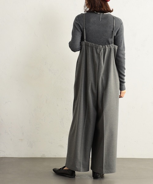 FOUND GOOD（ファウンドグッド）の「TRウラキモウキャミサロペ（サロペット/オーバーオール・レディース・グレー系/ブラック/グレー系5・M/S/L）」の13枚目の写真