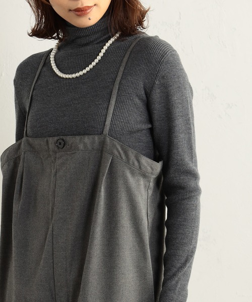 FOUND GOOD（ファウンドグッド）の「TRウラキモウキャミサロペ（サロペット/オーバーオール・レディース・グレー系/ブラック/グレー系5・M/S/L）」の14枚目の写真