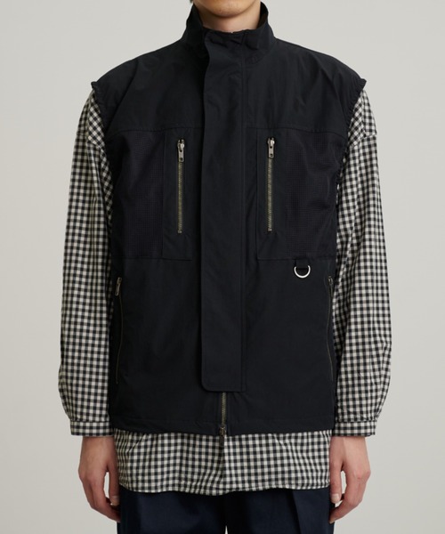 PUBLIC TOKYO シャーリングドロストベスト ベージュ PUBLIC TOKYO シャーリングドロストベスト ベージュ