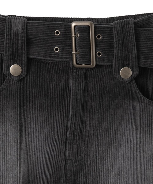 WEGO（ウィゴー）の「WEGO/ヴィンテージウォッシュコーデュロイミニスカート（スカート・レディース・チャコール/ベージュ・FREE）」の18枚目の写真