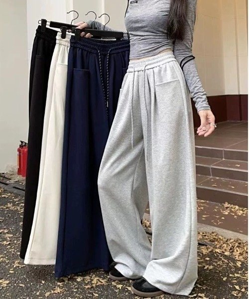 SHEENA（シーナ）の「スウェットワイドパンツ（スウェットパンツ・レディース・ネイビー/ブラック/グレー/オフホワイト・M）」の10枚目の写真