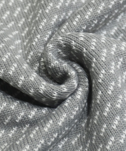 coca（coca）（コカ）の「バーズアイニットトップス（ニット/セーター・メンズ・グレー/ブラック・XL/L/M）」の14枚目の写真