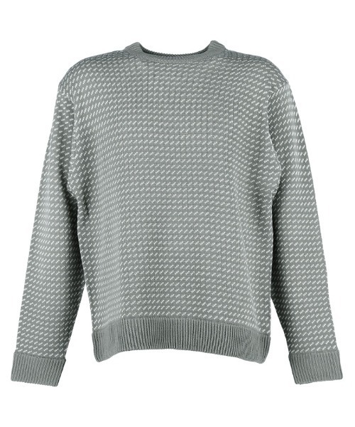 coca（coca）（コカ）の「バーズアイニットトップス（ニット/セーター・メンズ・グレー/ブラック・XL/L/M）」の15枚目の写真