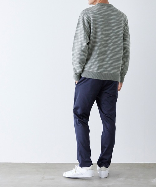 coca（coca）（コカ）の「バーズアイニットトップス（ニット/セーター・メンズ・グレー/ブラック・XL/L/M）」の11枚目の写真