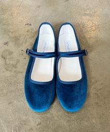StyleSea（スタイルシー）の「ベルベットストラップラウンドシューズ（バレエシューズ）」
