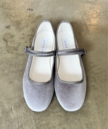 StyleSea（スタイルシー）の「ベルベットストラップラウンドシューズ（バレエシューズ）」