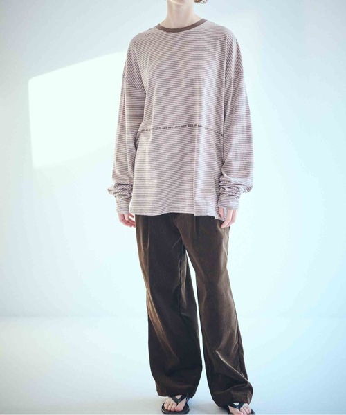 SEA(シー)の「SEA スケーター L/S TEE(Tシャツ/カットソー・レディース・ブラウン/ダークブラウン/ネイビー・0/2)」の6枚目の写真