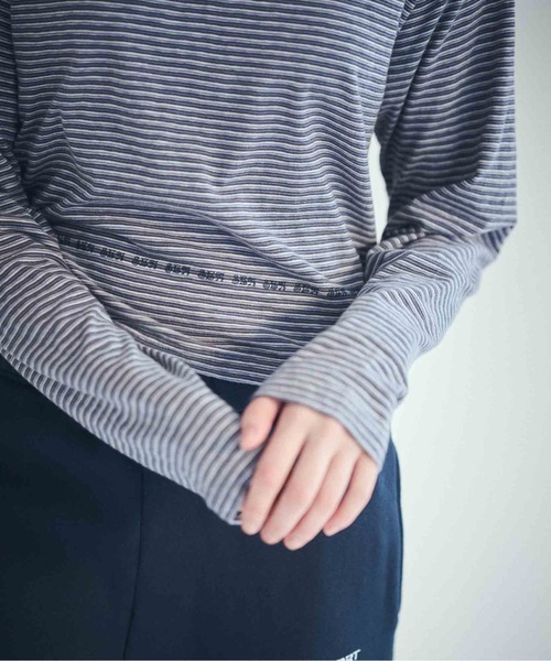 SEA(シー)の「SEA スケーター L/S TEE(Tシャツ/カットソー・レディース・ブラウン/ダークブラウン/ネイビー・0/2)」の9枚目の写真