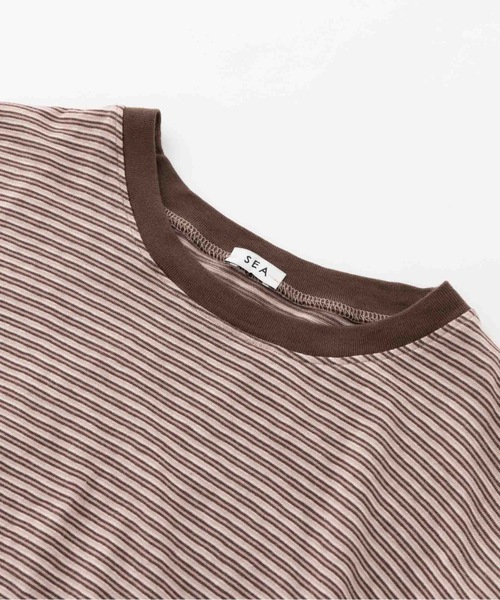 SEA(シー)の「SEA スケーター L/S TEE(Tシャツ/カットソー・レディース・ブラウン/ダークブラウン/ネイビー・0/2)」の11枚目の写真