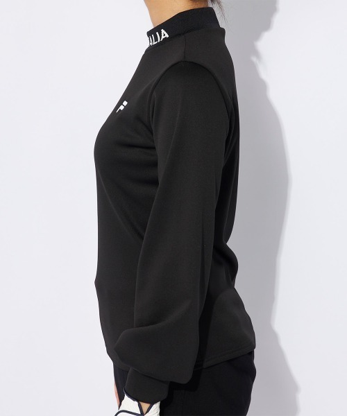 FILA GOLF(フィラゴルフ )の「裏ベロア長袖モックネックシャツ(Tシャツ/カットソー・レディース・ブラック/ブラウン系その他/オフホワイト/ピンク・X-SMALL/SMALL/MEDIUM/LARGE/X-LARGE)」の13枚目の写真