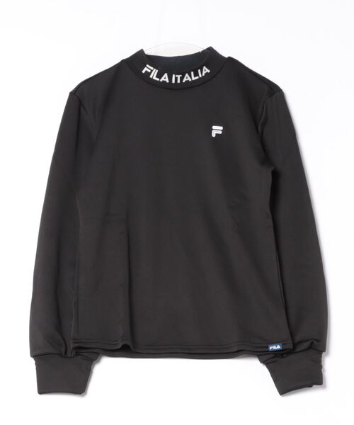 FILA GOLF(フィラゴルフ )の「裏ベロア長袖モックネックシャツ(Tシャツ/カットソー・レディース・ブラック/ブラウン系その他/オフホワイト/ピンク・X-SMALL/SMALL/MEDIUM/LARGE/X-LARGE)」の10枚目の写真