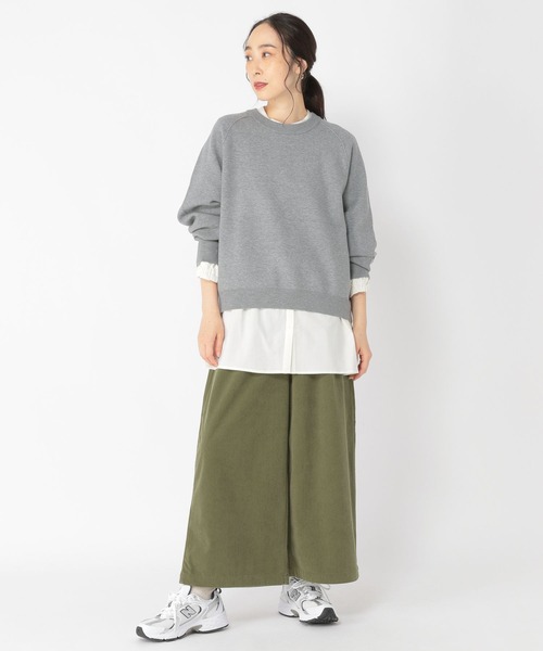 studio CLIP（スタディオクリップ）の「【3シーズンシリーズ/静電気防止/毛玉軽減】12ゲージラグランショートプルオーバー（ニット/セーター・レディース・ナチュラル/グレー/ラベンダー/ネイビー・FREE）」の18枚目の写真