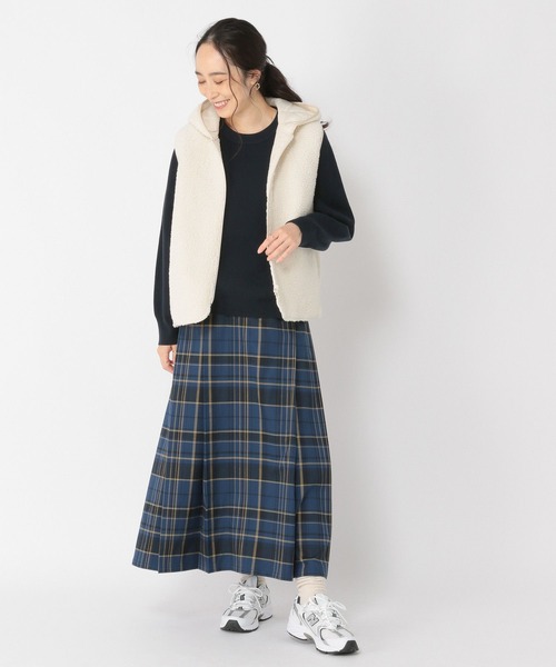 studio CLIP（スタディオクリップ）の「【3シーズンシリーズ/静電気防止/毛玉軽減】12ゲージラグランショートプルオーバー（ニット/セーター・レディース・ナチュラル/グレー/ラベンダー/ネイビー・FREE）」の21枚目の写真