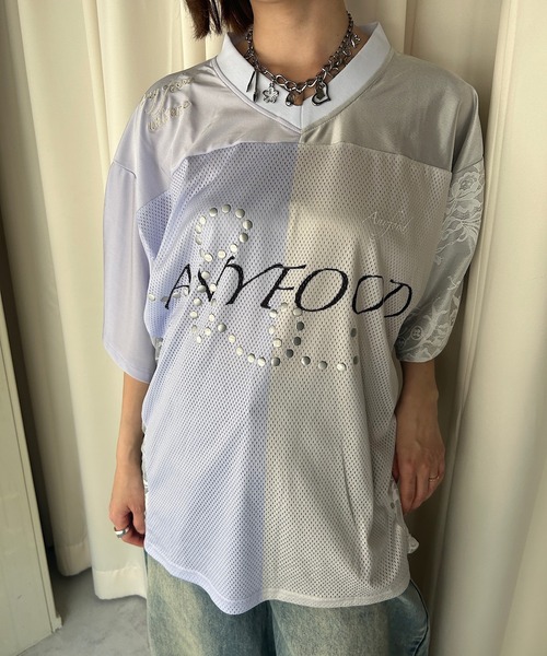 SANSeLF（サンセルフ）の「【AnyFood Universe】AnyFoodナンバリングトップス sanwu24a011（その他トップス・レディース・パープル・FREE）」の14枚目の写真