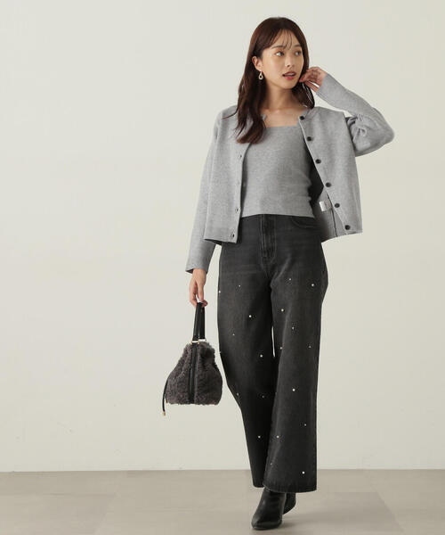 ジャガードキャミ / 1215170006（ニット/セーター）｜PROPORTION BODY DRESSING（プロポーションボディドレッシング）