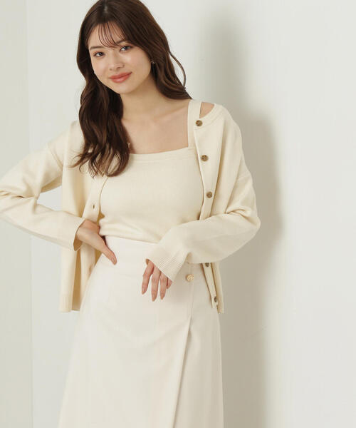 ジャガードキャミ / 1215170006（ニット/セーター）｜PROPORTION BODY DRESSING（プロポーションボディドレッシング）