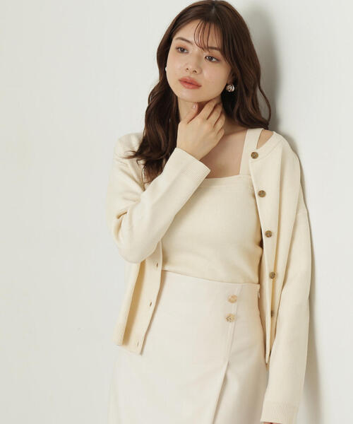 ジャガードキャミ / 1215170006（ニット/セーター）｜PROPORTION BODY DRESSING（プロポーションボディドレッシング）