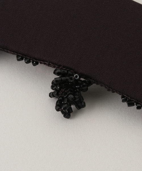 SERA STUDIO FABRIC HAIR CLIP WITH GLASS：バレッタ