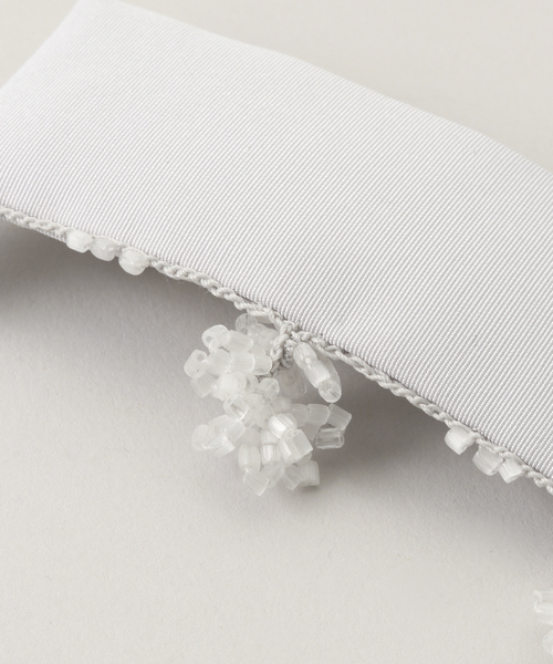 SERA STUDIO FABRIC HAIR CLIP WITH GLASS：バレッタ