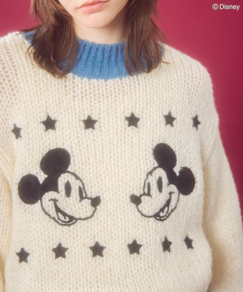 セール】刺繍チャンキーニット/Disney（ニット/セーター）｜Disney