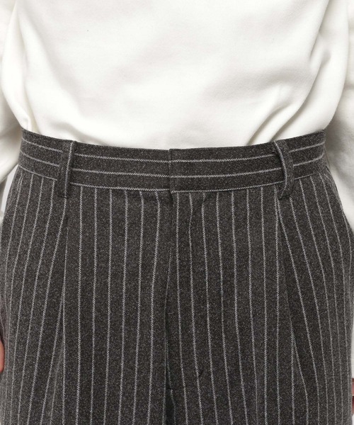 3.3 Field Trip （3.3フィールドトリップ）の「3.3 Field Trip／ストライプスラックス（スラックス・メンズ・グレー・FREE）」の11枚目の写真