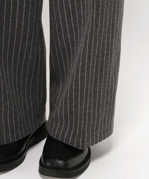 3.3 Field Trip （3.3フィールドトリップ）の「3.3 Field Trip／ストライプスラックス（スラックス・メンズ・グレー・FREE）」の15枚目の写真