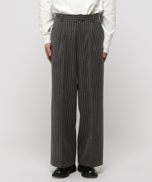 3.3 Field Trip （3.3フィールドトリップ）の「3.3 Field Trip／ストライプスラックス（スラックス・メンズ・グレー・FREE）」の8枚目の写真