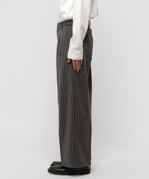 3.3 Field Trip （3.3フィールドトリップ）の「3.3 Field Trip／ストライプスラックス（スラックス・メンズ・グレー・FREE）」の9枚目の写真