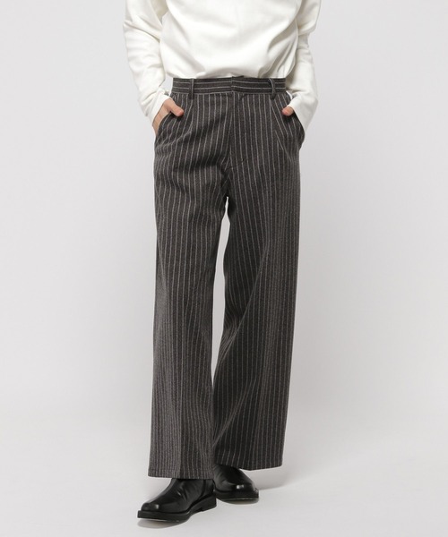 3.3 Field Trip （3.3フィールドトリップ）の「3.3 Field Trip／ストライプスラックス（スラックス・メンズ・グレー・FREE）」の17枚目の写真