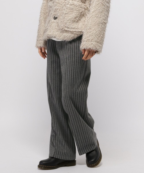 3.3 Field Trip （3.3フィールドトリップ）の「3.3 Field Trip／ストライプスラックス（スラックス・メンズ・グレー・FREE）」の21枚目の写真