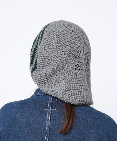RNA（アールエヌエー）の「E5066 ボーダールーズニットタム（ニットキャップ/ビーニー・レディース・杢グレー/ブラウン/ブラック・FREE）」の6枚目の写真