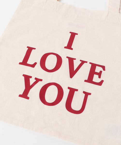 URBAN RESEARCH Sonny Label（アーバンリサーチサニーレーベル）の「I LOVE YOU TOTEBAG（トートバッグ・レディース・オフホワイト/レッド・ONE）」の16枚目の写真