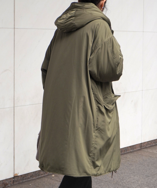 ARMY TWILL（アーミーツイル）の「【ARMY TWILL/アーミーツイル】 別注 リバーシブルコート（モッズコート・レディース・カーキ・FREE）」の4枚目の写真