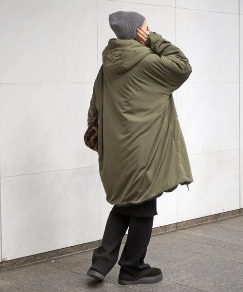 ARMY TWILL（アーミーツイル）の「【ARMY TWILL/アーミーツイル】 別注 リバーシブルコート（モッズコート・レディース・カーキ・FREE）」の17枚目の写真