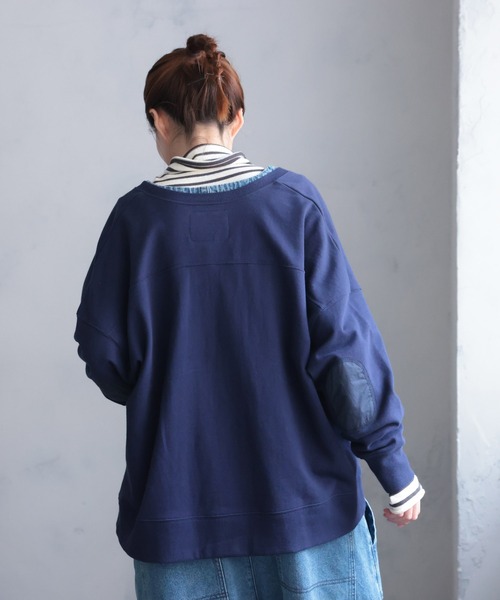 everydayな、肘パッチカーディガン（カーディガン/ボレロ）｜soulberry