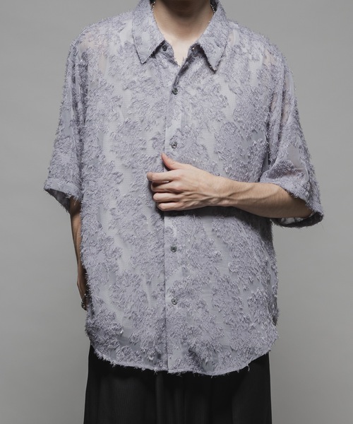 Various loose shirts -fringe sheer- /バリアスルーズシャツ