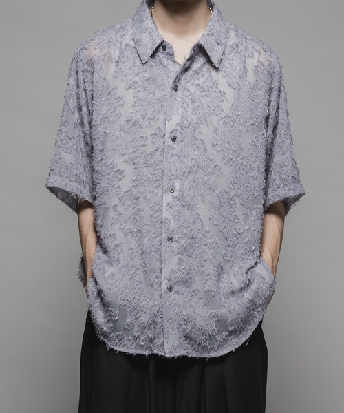 Various loose shirts -fringe sheer- /バリアスルーズシャツ