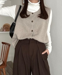 Cham. | シンプルニットベスト(ベスト)