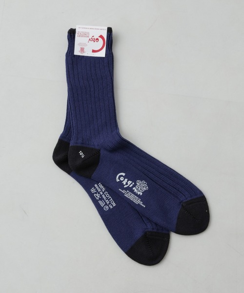 CORGI（コーギ）の「Corgi/別注 FINE GAUGE COTTON SOCKS（ソックス/靴下・メンズ・その他4/その他1/その他2/その他3・FREE）」の3枚目の写真