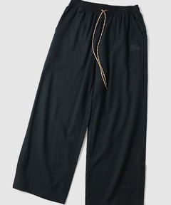 【涼】麻レーヨンワイドパンツ