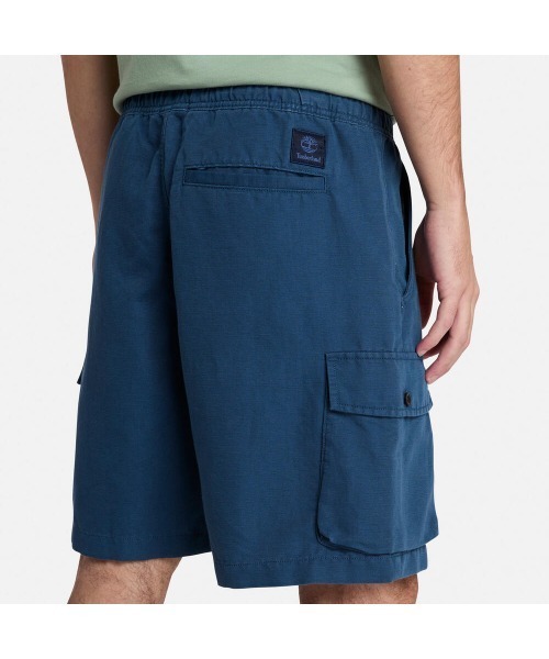 Timberland（ティンバーランド）の「メンズ コットン リネン ユーティリティ ショーツ（その他パンツ・メンズ・ネイビー・X-LARGE/SMALL/MEDIUM/LARGE）」の3枚目の写真