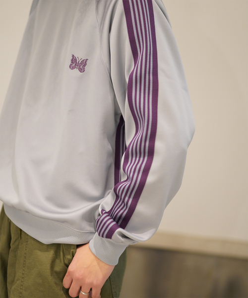 Needles(ニードルス)の「NEEDLES / ニードルズ Track Crew Neck Shirt(Tシャツ/カットソー・メンズ・アイボリー/パープル/サックスブルー・MEDIUM/SMALL)」の8枚目の写真