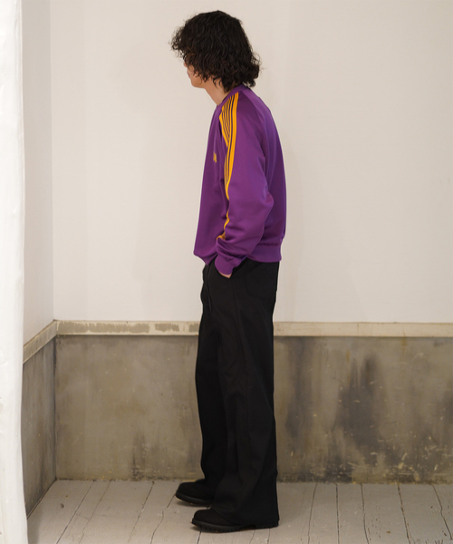 Needles(ニードルス)の「NEEDLES / ニードルズ Track Crew Neck Shirt(Tシャツ/カットソー・メンズ・アイボリー/パープル/サックスブルー・MEDIUM/SMALL)」の11枚目の写真