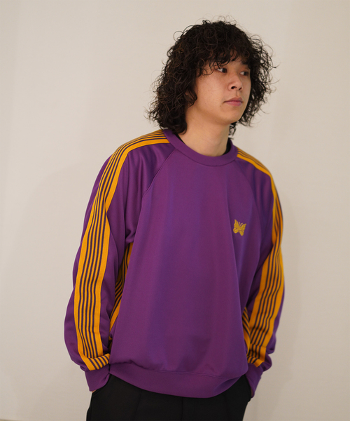 Needles(ニードルス)の「NEEDLES / ニードルズ Track Crew Neck Shirt(Tシャツ/カットソー・メンズ・アイボリー/パープル/サックスブルー・MEDIUM/SMALL)」の13枚目の写真