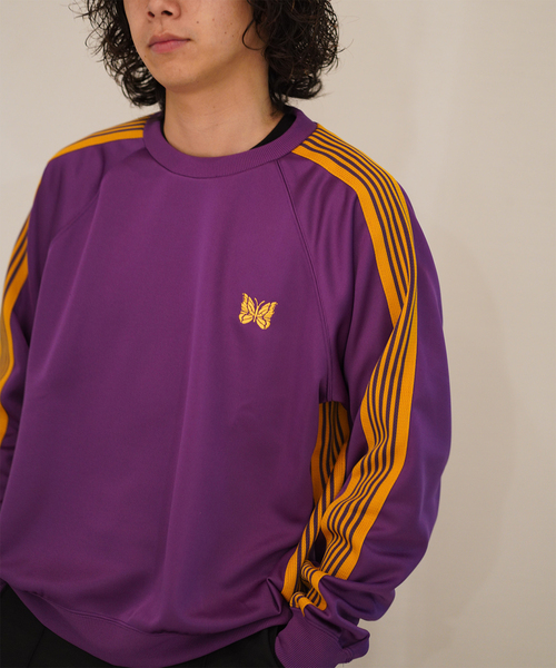 Needles(ニードルス)の「NEEDLES / ニードルズ Track Crew Neck Shirt(Tシャツ/カットソー・メンズ・アイボリー/パープル/サックスブルー・MEDIUM/SMALL)」の14枚目の写真